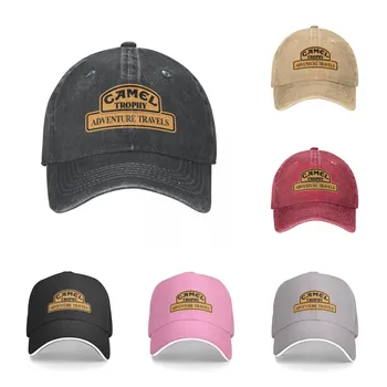 Бейсбольная кепка Dad Camel Trophy Racing Винтажная Шляпа для путешествий на открытом воздухе, Стираемая Джинсовая кепка, Дизайнерские кепки для мужчин Snapback