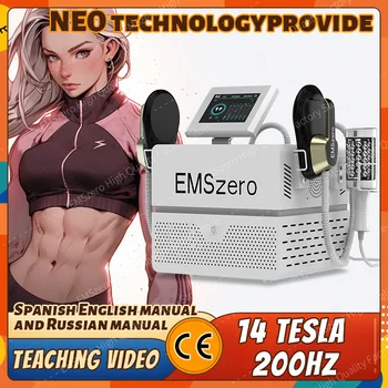 EMSZERO 14 Tesla 6000 Вт 2023 DLS-Emslim NEO Машина Для Похудения Hiemt Nova Body Sculpture EMS Стимулятор мышц таза Салон Nova