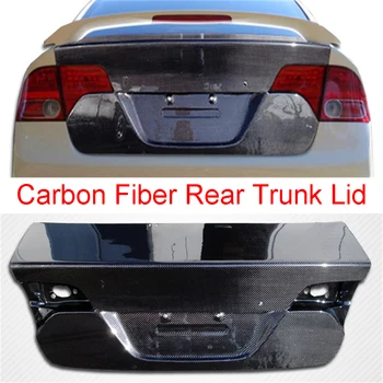 Для Honda CIVIC 2006-2011 Годов Модификация Задней крышки багажника из Углеродного волокна