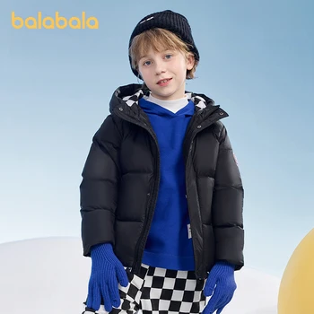 Balabala для малышей 2023, Межсезонный пуховик для мальчиков, зимнее пальто, Теплая Модная куртка для хлеба